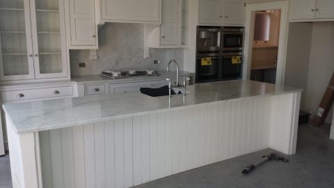 Marble Kitchen Island