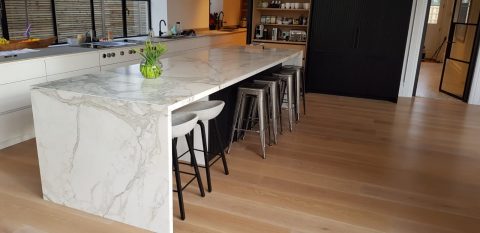 Marble Kitchen Island